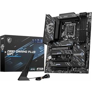 MSI Z890 GAMING PLUS WIFI,Scheda Madre, ATX - Supporta processori Intel Core Ultra (Serie 2), LGA 1851, memoria DDR5 9200+ MT/s OC, PCIe 5.0 x16, M.2 Gen5, Intel Killer 5G LAN, Wi-Fi 7
