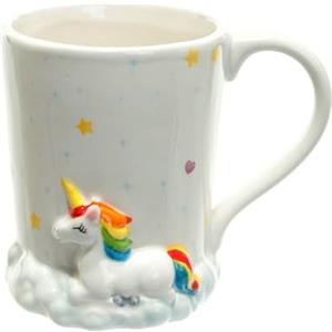 Smavles Unicorno Tazza da caffè in ceramica, Simpatiche Tazze in Ceramica con Unicorno Divertente Tazza da Caffè Tazze da tè o da Latte per la mattina Latte Acqua Compleanno Natale