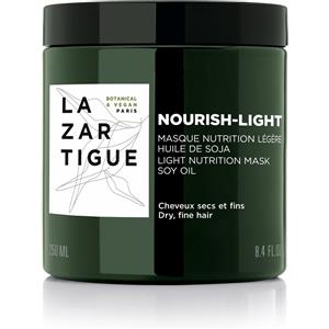 Lazartigue Nourish Light Maschera Nutrizione Leggera con Olio di Soia 250ml - Per Capelli Secchi e Fini