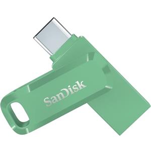 SanDisk Ultra Dual Drive Go 256GB Unità Flash (pendrive USB Type-C, per Android Smartphone, Tablet, Mac e Computer, fino a 400 MB/s, con connettori USB reversibili di Tipo C e Tipo A) Green