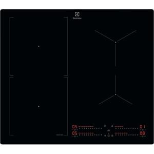 Electrolux Piano Cottura Induzione da Incasso, KIS62453I, 60 cm, Serie 700, 4 Fuochi, Zona Combinata Flessibile, Funzione Hob2Hood, SenseBoil, Comandi Slider Touch, Funzione Sicurezza Bambino