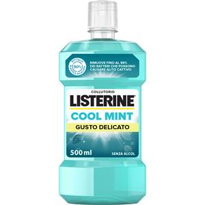 Listerine Zero Collutorio Senza Alcol 500 ml - Gusto Delicato, Protezione da Placca e Gengivite