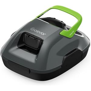 Gosvor Robot Piscina Fondo, Aspirapolvere senza Fili, 90 Minuti di Pulizia, Pulizia Automatica con Funzione di Parcheggio, Fuori Terra