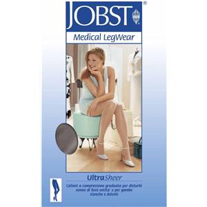 Jobst Collant a Compressione Graduata 15-20mmHg Ultra Sheer Visone Taglia 3 - Dispositivo Medico CE per Gambe Stanche