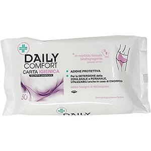 Diva International Daily Comfort Carta Igienica in Tessuto Morbido Biodisgregante, 50 Salviette