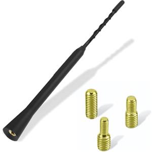 Eddrfy Antenna Auto da Tetto 28 cm, Antenna Auto Corta con Ricezione FM DAB, Antennas Radios Auto Universale per Autoradio, Antennas Autos con Amplificatore Compatibile con Vari Modelli di Veicoli