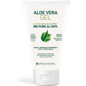 Specchiasol Aloe Vera Gel Bio Puro 150ml - Idratante e Protettivo per Pelli Sensibili