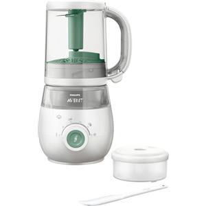 Philips Cuocipappa Ciotola 0.24 Litri Potenza 400 Watt colore Verde / Bianco - SCF885/01 EasyPappa 4-in-1