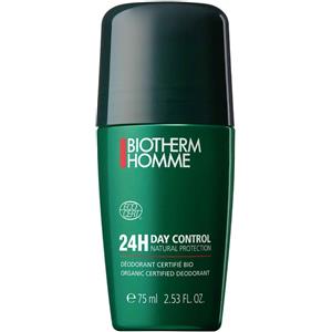 Biotherm Deodorante Roll-on Homme Day Control 75 ml - 100% Naturale, Efficacia 24 Ore, Senza Sali di Alluminio