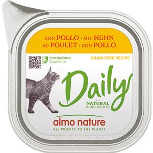 Almo Nature Daily con Pollo 100 g - Cibo Completo per Gatti Adulti