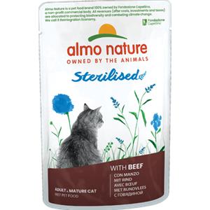 Almo Nature Cibo Umido per Gatti Sterilizzati al Manzo - 70g