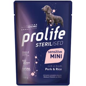 Prolife Sterilised Mini Cane Adulto Maiale e Riso 100 g