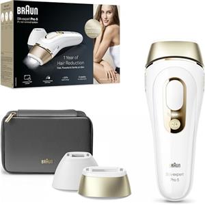 Braun Silk·expert Pro 5 Epilatore Luce Pulsata, Depilatore Corpo Donna, Alternativa All'Epilazione Laser, Laser Peli Donna, Con Custodia, 2 Testine, Luce Pulsata Braun, Idea Regalo, PL5140