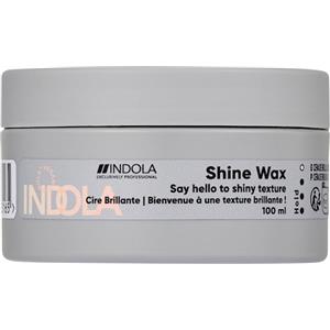 Indola Shine Wax 100 ml - Cera per capelli con tenuta forte e finitura lucida