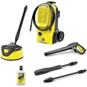 Kärcher Idropulitrice K 5 Classic Home, Pressione max. 145 bar, Portata 500 l/h, Area di lavoro 40 m²/h, Avvolgitubo integrato, Pistola ad Alta Pressione, Ugello Rotante, Lancia, Lavasuperfici