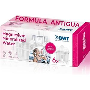 BWT 814336 JARRA Agua Tipo BRITA, Acrilico, White, 6 unità (Confezione da 1)