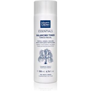Martiderm Balancing Toner 200ml - Tonico Viso per Pelle Mista e Oleosa, Bilancia e Purifica