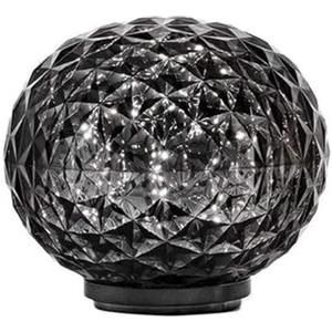Kartell Mini Planet - Lampada da Tavolo a Batteria Dimmerabile Fumé Ø 16 cm, Design Tokujin Yoshioka