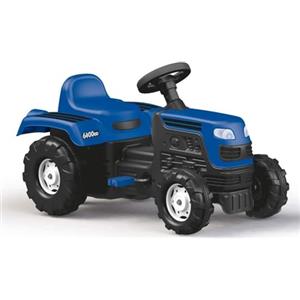 Dolu Trattore a pedali Ranchero per Bambini Dai 3 Anni, Trattore a Pedali per Bambini con Clacson e Funzione di Apprendimento per Pedalare - Giocattolo ideale per uso Interno ed Esterno - Blu