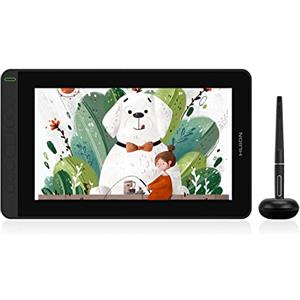 HUION Kamvas 12 Tavoletta Grafica con Schermo, Schermo Protettivo AG Completamente Laminato con Supporto Regolabile, PW517 con Funzione Inclinazione, Tavola da Disegno per l'Home Office e l'E-Learning