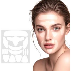 LURNODY 160 Pezzi Patch Antirughe, Cerotti Antirughe per il Viso, Patch Facciali per Fronte, Cuscinetti per la Cura Della Pelle per Levigare e Idratare Occhi, Bocca, Fronte