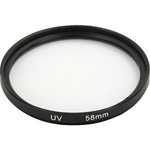 DIGIFLEX Filtro UV 58 mm - Alta qualità, compatibile con Canon EOS 500D e 1000D, doppio attacco