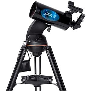 Celestron 22202 AstroFi 102 Wi-Fi Maksutov Wireless Telescopio riflettente, Nero