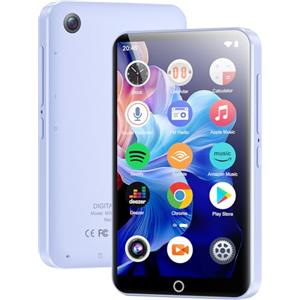 joliker Lettore MP3 da 80 GB con Bluetooth e WiFi, Mp3 e Mp4 Musicale Lettore con Fotocamera, MP3 Player Schermo Tattile da 4.02 pollici, Lettore MP4 Android Portatile con Spotify, Audible, app Play Store