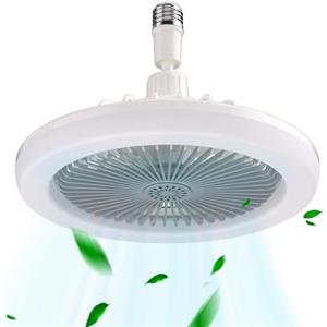 Generic Lampadari Per Ventilatori Da Soffitto A LED - Ventilatore Da Soffitto Per Forte Con Illuminazione, Ventilatore Per Luci Da Soffitto Silenzioso | Cameretta Per Bambini, Garage, Guardaroba, Deposi