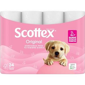 Scottex - Carta igienica originale 24 Rollos