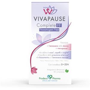 Prodeco Pharma DONNAW VIVAPAUSE Complete FF Fitoestrogeni Free 30 Compresse Integratore Alimentare per la Menopausa