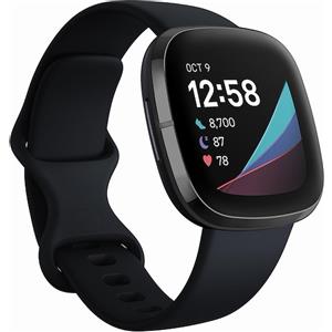 FITBIT Smartwatch Fitbit Sense grafite/carbone