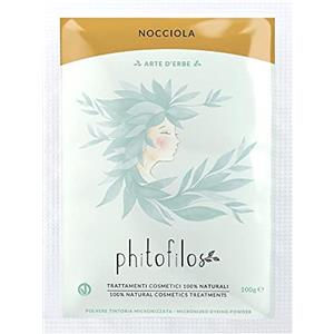 Phitofilos Henne Nocciola - Miscela Naturale per Capelli Castani Chiari e Biondo Scuro, Vegan e Bio