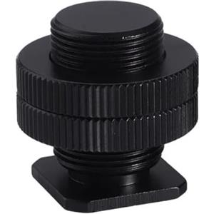 HUANGING 5/8 A 1/4 Vite Doppio Cold Shoe Treppiede Vite A Lampeggiante Microfono Adattatore Hot Shoe Per DSLR Fotografia Della Macchina Fotografica