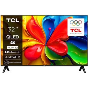 TCL Serie Smart TV HD QLED 32'' 32S4K, Dolby Audio, HDR10, Android TV