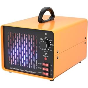Snowtaros Generatore di Ozono 50,000mg/h, Ozono Purificatore d'Aria con Timer 180Min, Ionizzatore Deodorante per 900㎡, Ozonizzatore per Ambienti Casa Auto Hotel