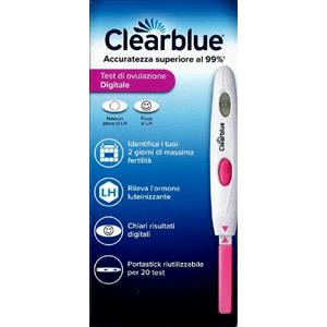 Clearblue Test di Ovulazione Digitale - 20 Test per Identificare i Giorni Fertili