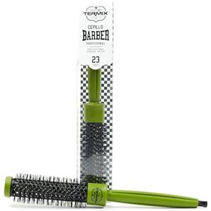 Termix Spazzola Rotonda Professionale da Barbiere Ø23 per Capelli Maschili, Volume e Definizione, Tecnologia Ceramica e Ionica, Design Ergonomico e Sostenibile per Barbieri