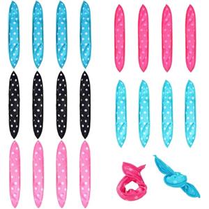 Tunejoy Capelli Rulli Spugna Flessibile Capelli Cuscino Morbido Bigodini DIY Spugna Styling Tools Bigodini, Bastoni per Capelli Mossi, Ricci, Ondulati 5 Colori 20 Pezzi