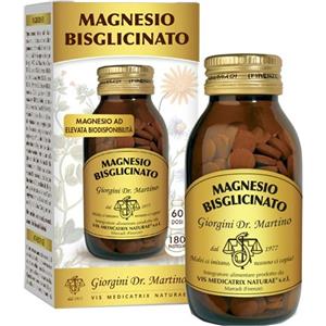 Dr. Giorgini Magnesio Bisglicinato 180 Pastiglie - Elevata Biodisponibilità con Vitamina B6