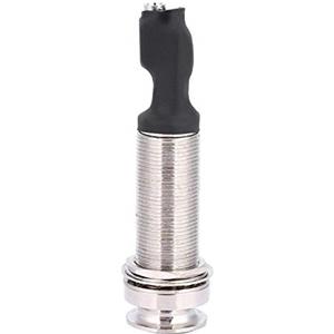 RiToEasysports Endpin Jack, Endpin Jack Adapter Piezo Pickup Jack Audio Endpin Jack per chitarra acustica Built-In Rod Piezo Pickup 6.35mm Uscita 2.5mm Ingresso Chitarra Parti