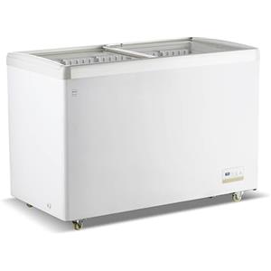 METRO Professional Vetrina Congelatore a Pozzetto GICC1363, 315L, 5 Cestelli, 4 Ruote, Funzione di Congelamento Rapido, Serratura