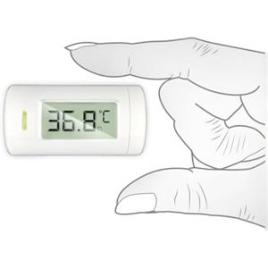 NORDITALIA, KFT-27 Termometro ad Infrarossi Tascabile, Dimensioni Ultra-compatte, Misura in 1 secondo Senza Contatto da 0-3cm, Batteria Inclusa, 20 memorie