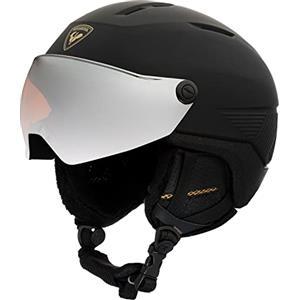Rossignol Fit Visor Impacts W Black, Casco da Sci Donna, Nero, S