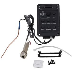 XJKLBYQ Pickup per chitarra 301 Preamp Amplificatore Equalizzatore Tuner Piezo Pickup per chitarre acustiche