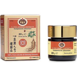 Naturando Ginseng Il Hwa - Estratto Molle 20 g, Tonico Adattogeno Antiaffaticamento