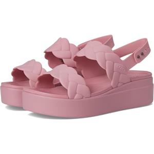 Crocs Brooklyn Woven Upper LW, Sandali Donna, Rosette, 38/39 EU