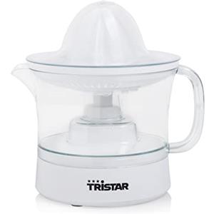 Tristar CP-3005 - Spremiagrumi da 0,5 litri, 2 dimensioni coni per ogni frutto di agrumi, potenza 25 Watt, colore: Bianco