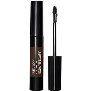 REVLON ColorStay Brow Fiber Filler, Gel Sopracciglia Waterproof A Lunga Tenuta DARK BROWN 305-23 g