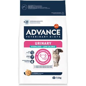 Advance Veterinary Diets Crocchette per Gatti Adulti Sterilizzati Low Calorie 7,5kg - Alimento Dietetico Completo con Alto Contenuto di Fibre